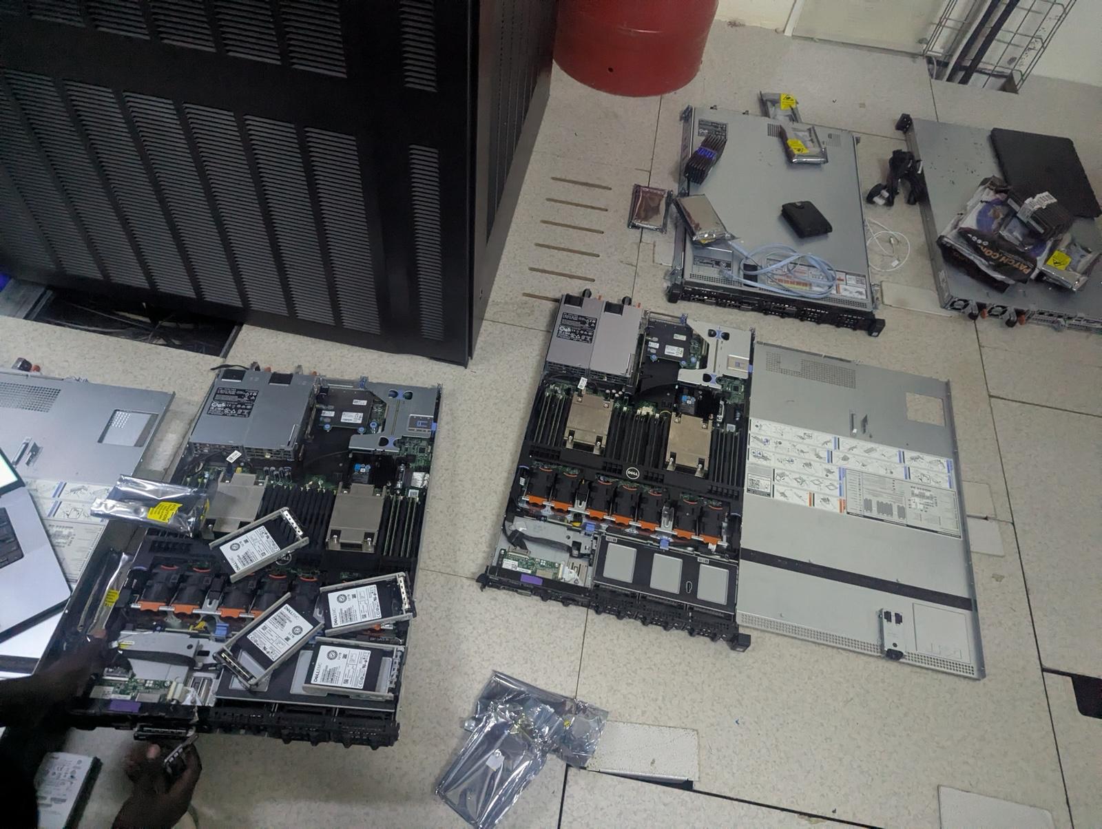 Assembling the Strettch Cloud servers in the same datacenter, 2025